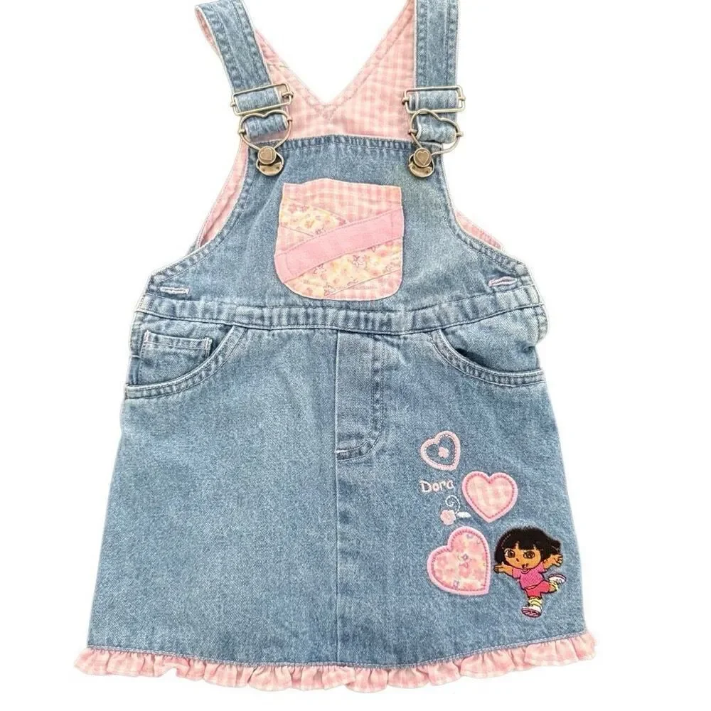 Vintage Dora the Explorer dress/overall size 18 months